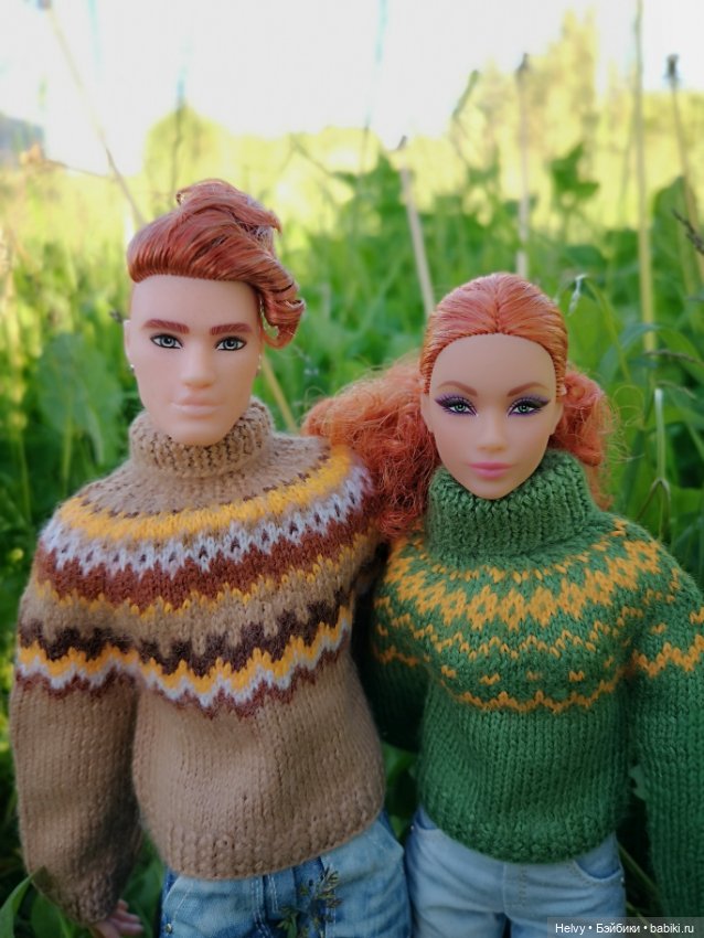 Свитер лопапейса для Barbie, Integrity toys и похожих по размеру кукол (фото 4)