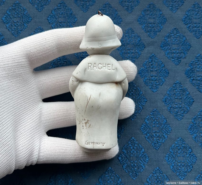 Антикварная фигурка с поворотной головой (ноддер) - 9,5 см (фото 3)