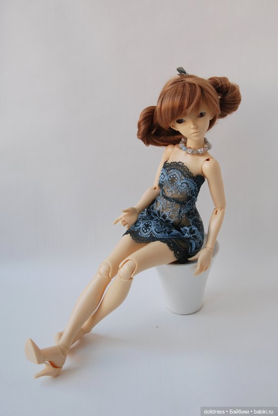 Платье со шлейфом — Одежда для кукол (фото 7)