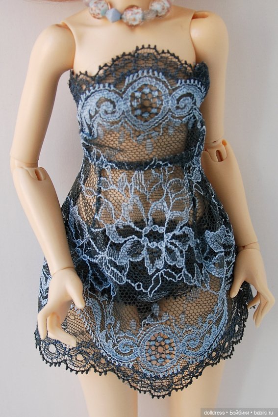 Платье со шлейфом — Одежда для кукол (фото 6)