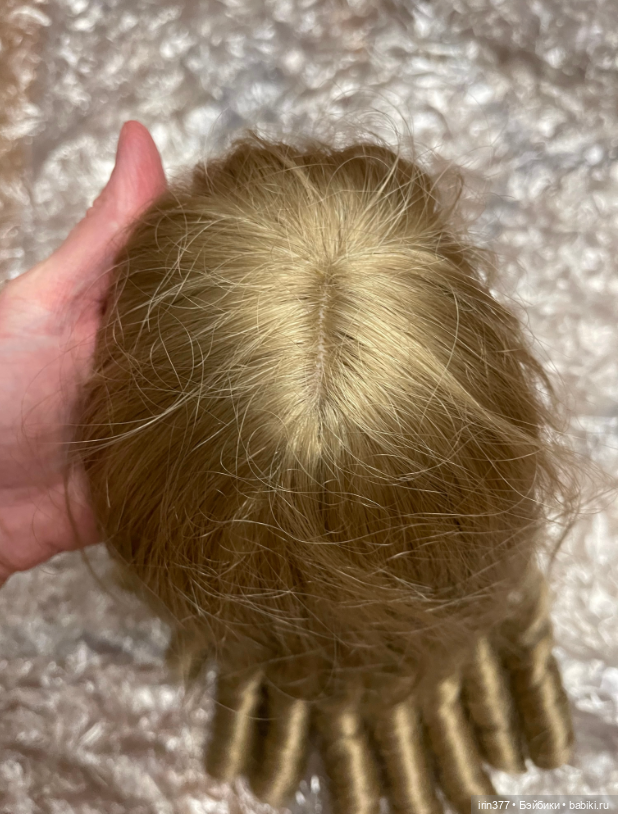 Парик для куклы синтетика (фото 2)