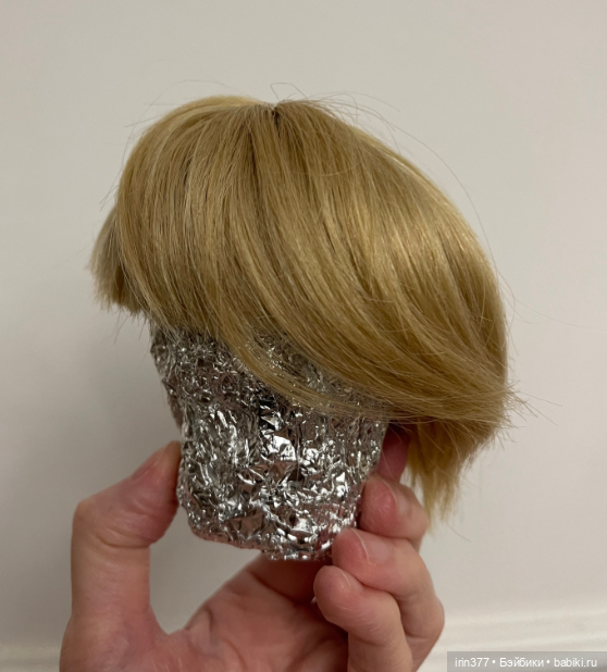 Парик для куклы, натуральные волосы (фото 2)