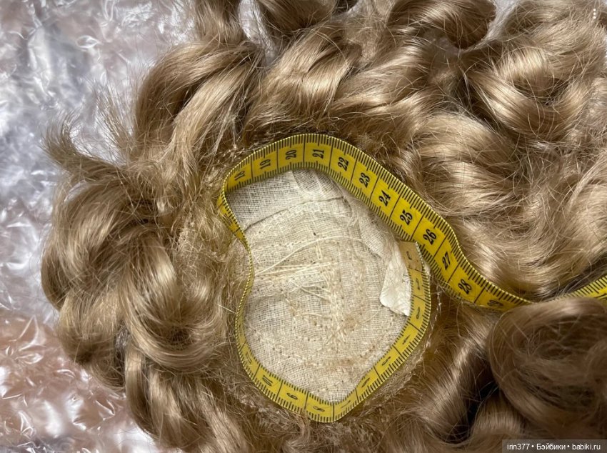 Парик винтаж синтетика — Другое для антикварных кукол (фото 8)