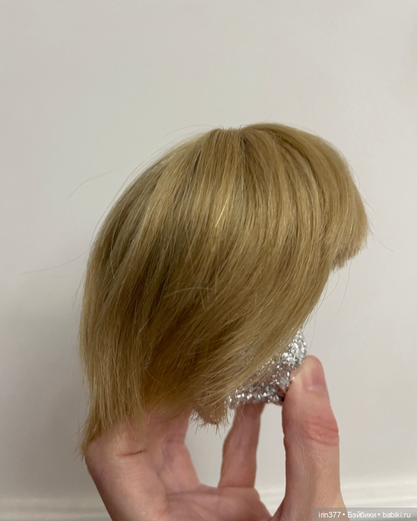 Парик для куклы, натуральные волосы (фото 3)