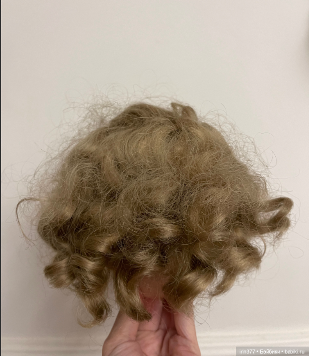 Парик винтаж синтетика — Другое для антикварных кукол (фото 4)