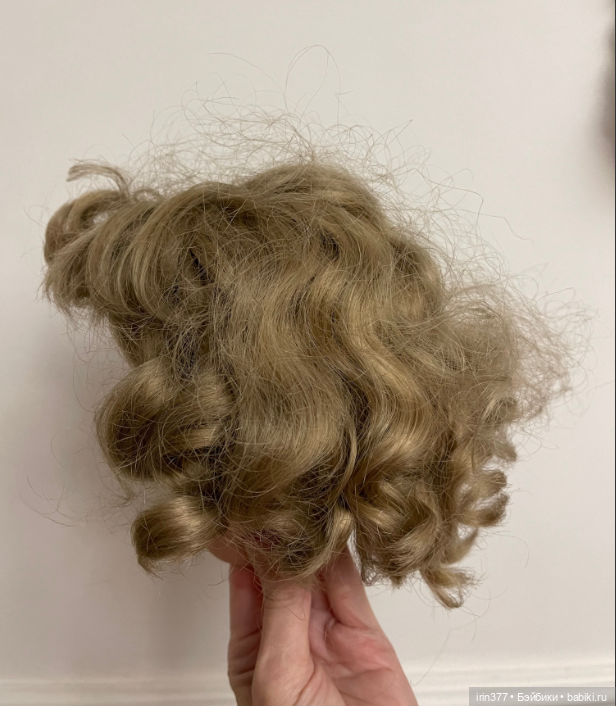 Парик винтаж синтетика — Другое для антикварных кукол (фото 2)