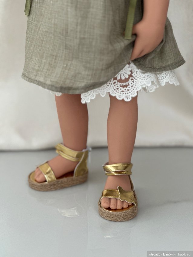 Босоножки для кукол, ростом 42-50 см (фото 10)