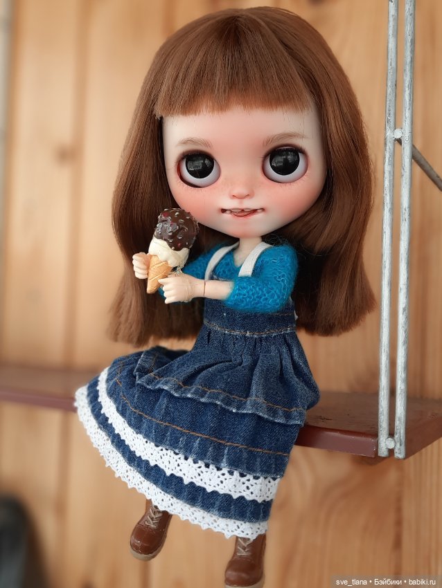 Озорная Сладкоежка — ООАК (кастом куклы) (фото 5)