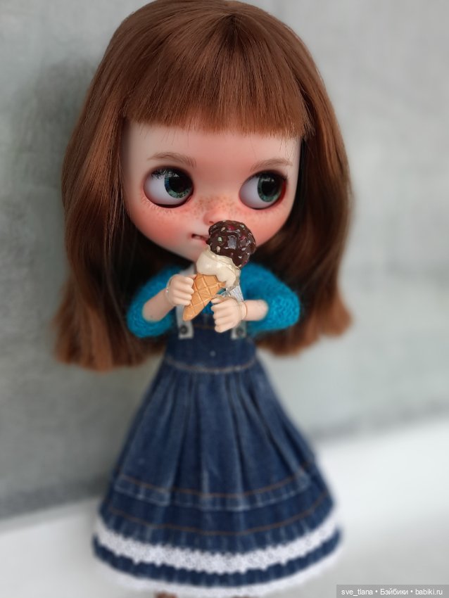 Озорная Сладкоежка — ООАК (кастом куклы) (фото 4)