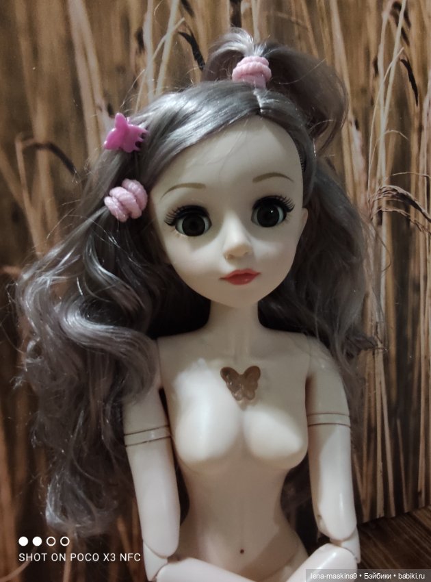 Две шарнирные куклы лотом