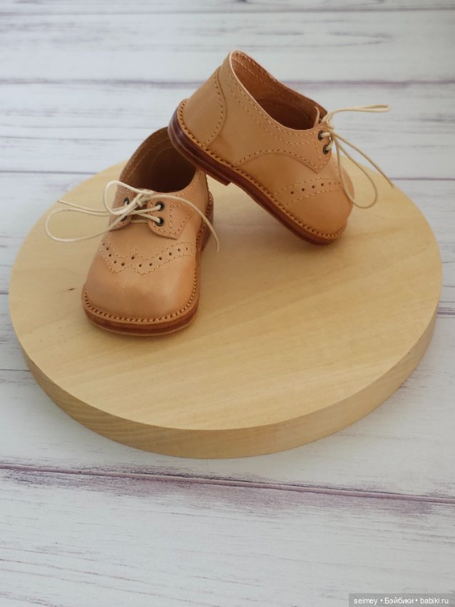 Ботинки броги для кукол Готц 58 см (Самира, Шанталь)