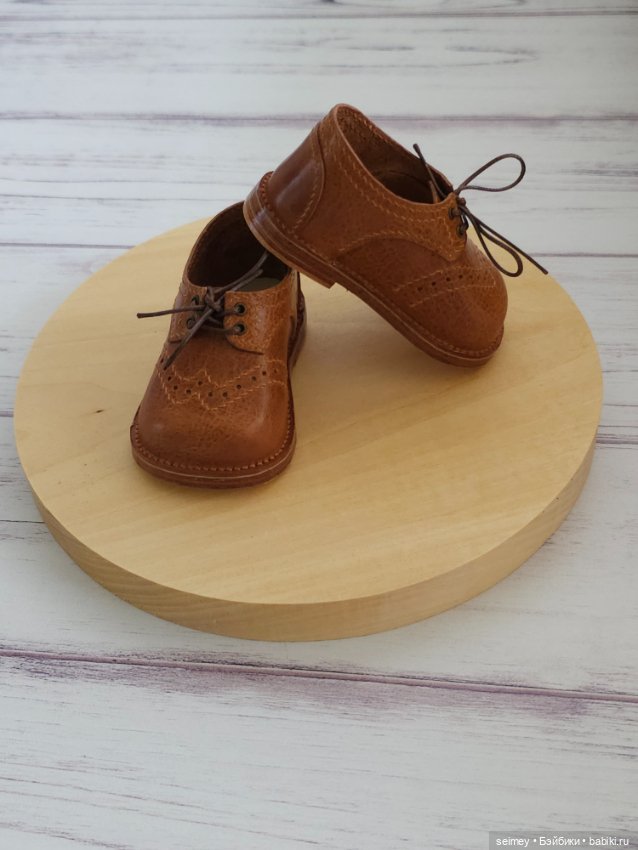 Ботинки броги для кукол Готц 58 см (Самира, Шанталь)