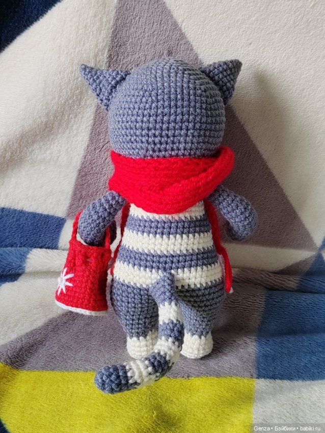 Авторская игрушка Кот (ручная работа, новая) (фото 4)