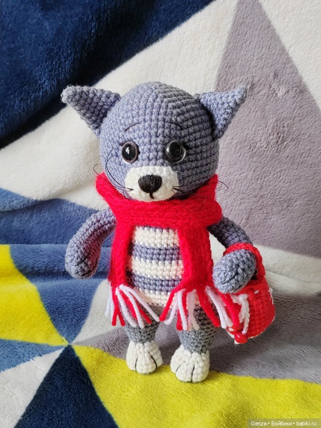 Авторская игрушка Кот (ручная работа, новая) (фото 2)