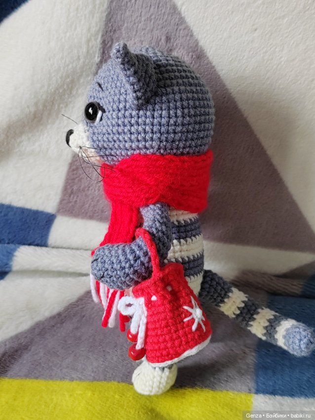 Авторская игрушка Кот (ручная работа, новая) (фото 6)