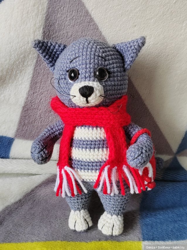 Авторская игрушка Кот (ручная работа, новая) (фото 7)