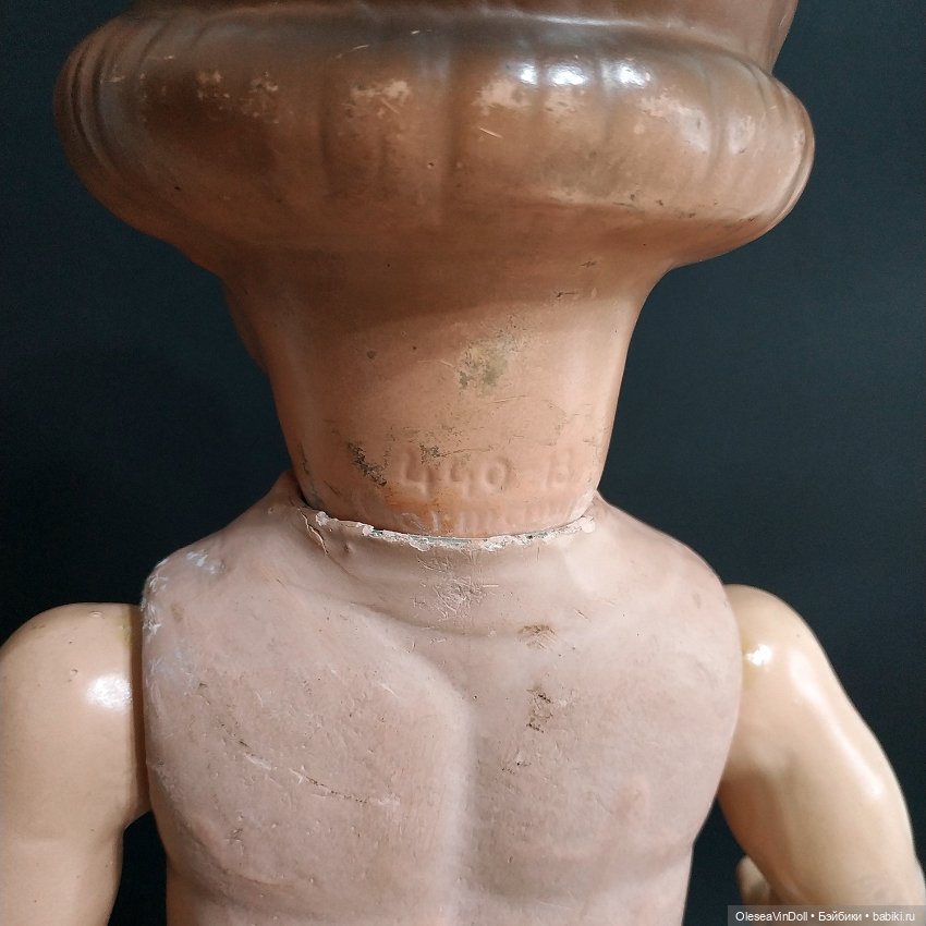 Антикварная Кукла из Папье-Маше и Композита. Примерно 1900 +. Германия (фото 5)