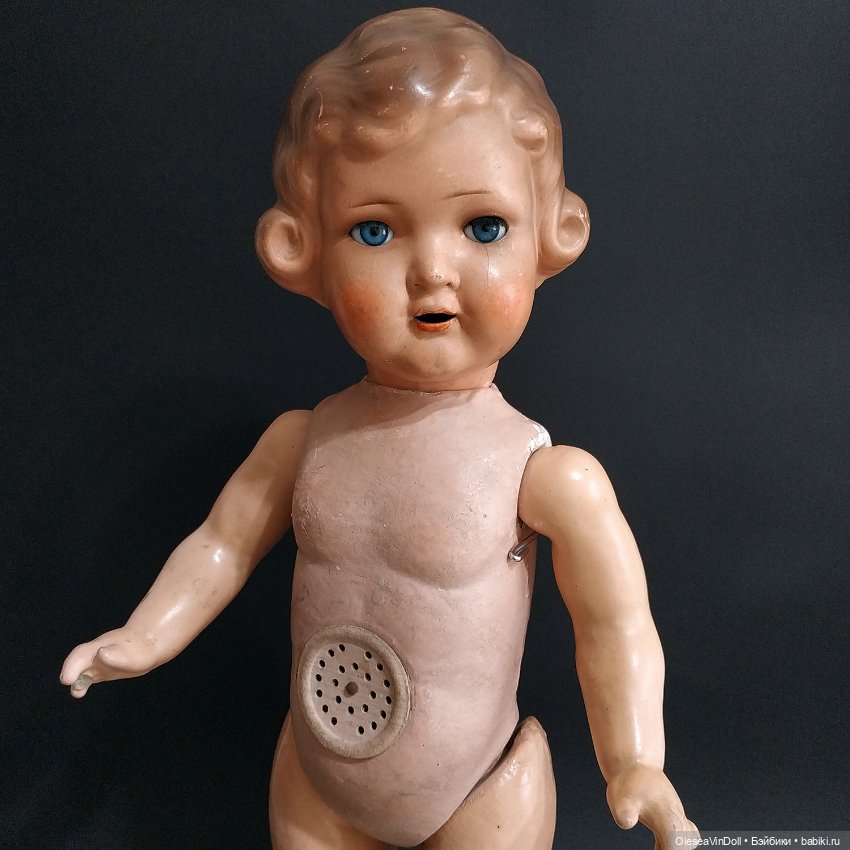 Антикварная Кукла из Папье-Маше и Композита. Примерно 1900 +. Германия (фото 2)