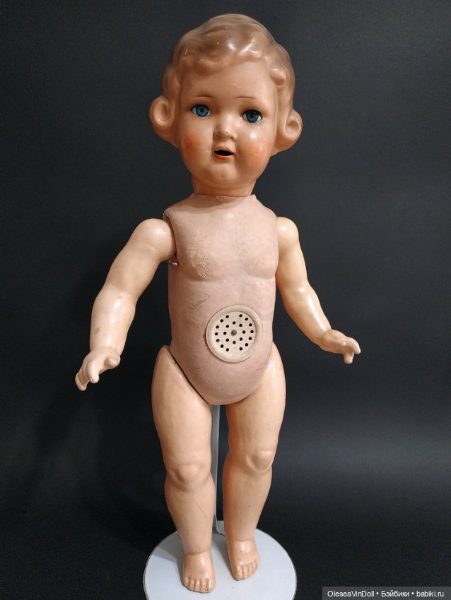 Антикварная Кукла из Папье-Маше и Композита. Примерно 1900 +. Германия (фото 3)