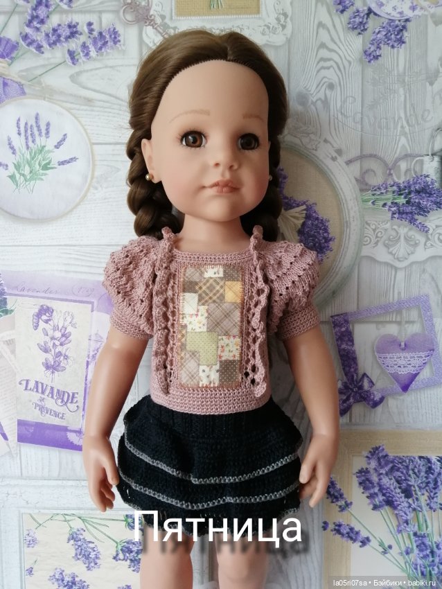 Комплект кофточек "Неделька" для кукол Gotz (фото 5)