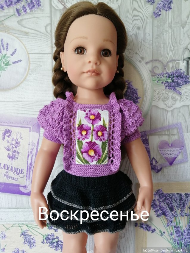 Комплект кофточек "Неделька" для кукол Gotz (фото 7)