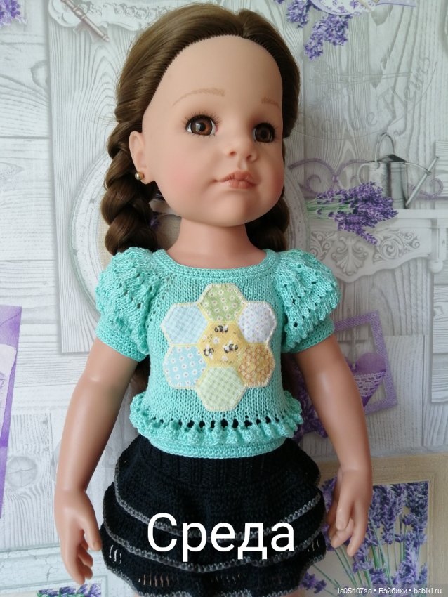 Комплект кофточек "Неделька" для кукол Gotz (фото 3)