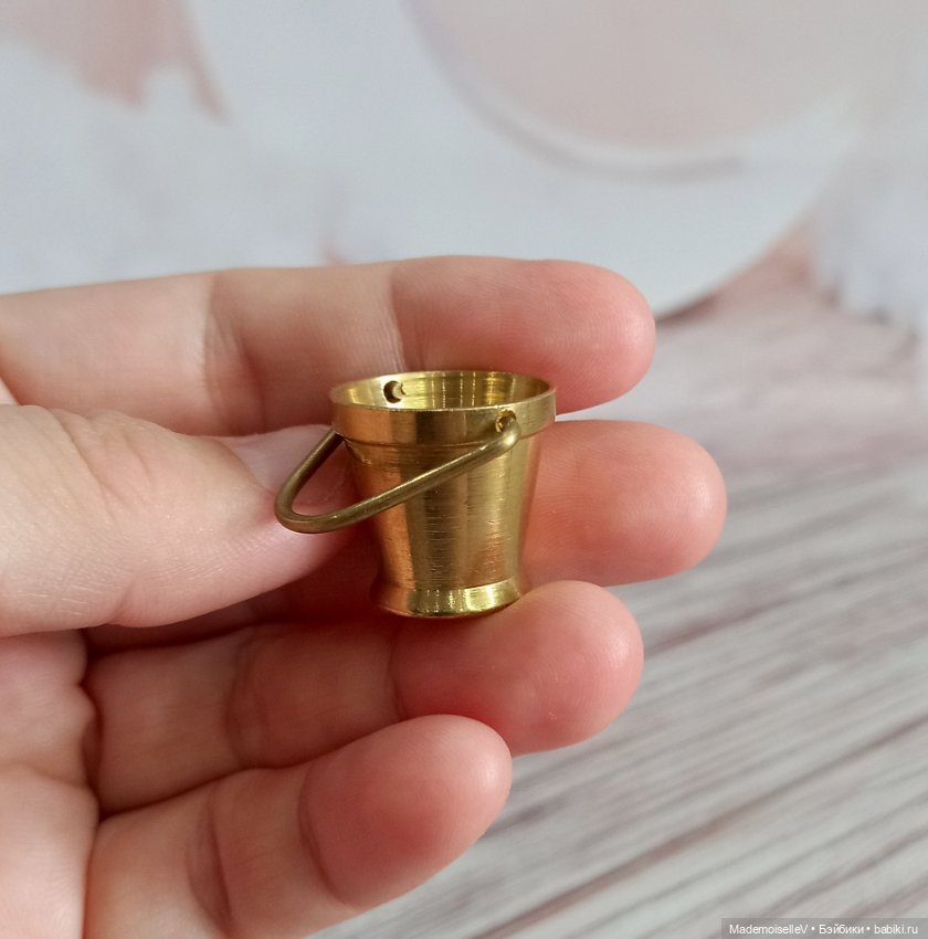 Воронка, ступка, ведерко — Миниатюра для кукол