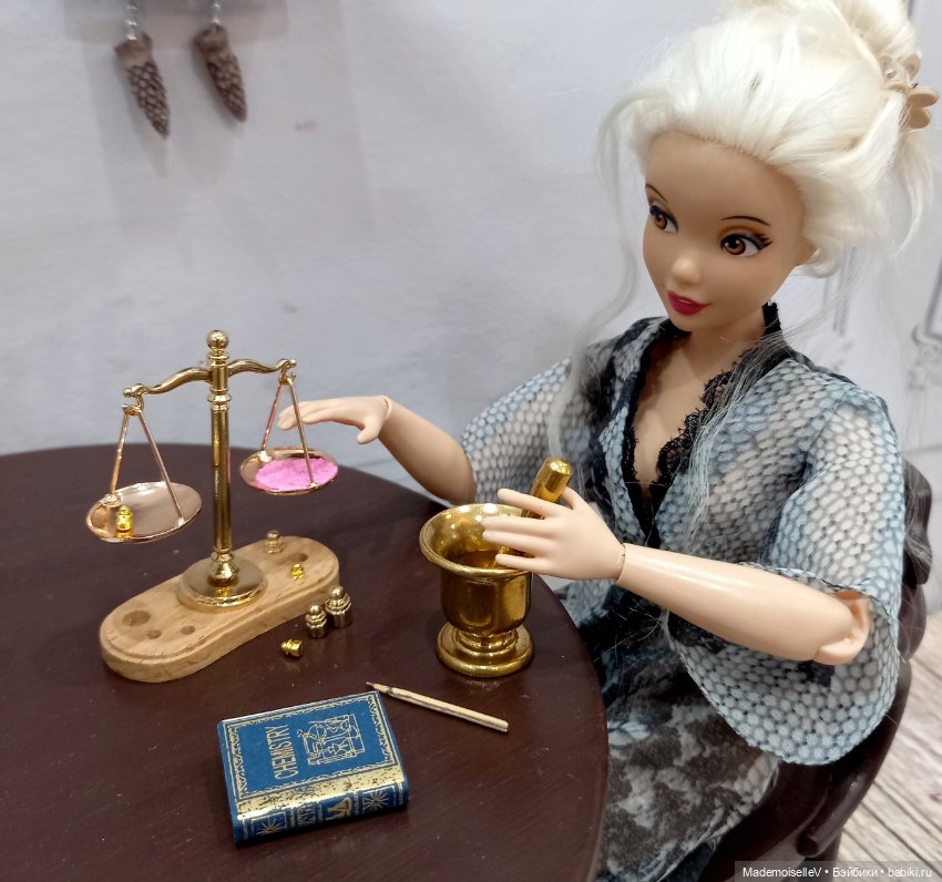 Воронка, ступка, ведерко — Миниатюра для кукол