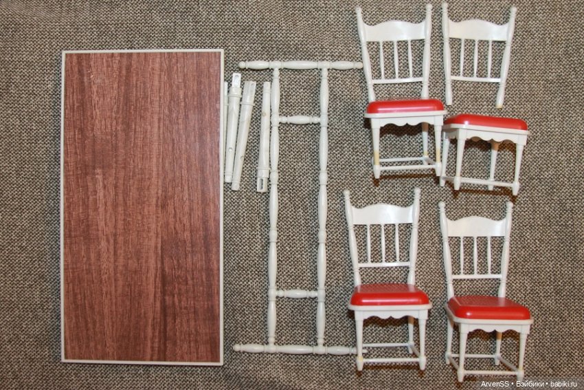 Раритетный набор столовой мебели для Ликки 1 поколения компании Такара (фото 3)