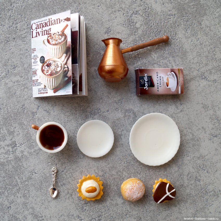 Набор "Кофе" №2 масштаб 1:6 (фото 6)