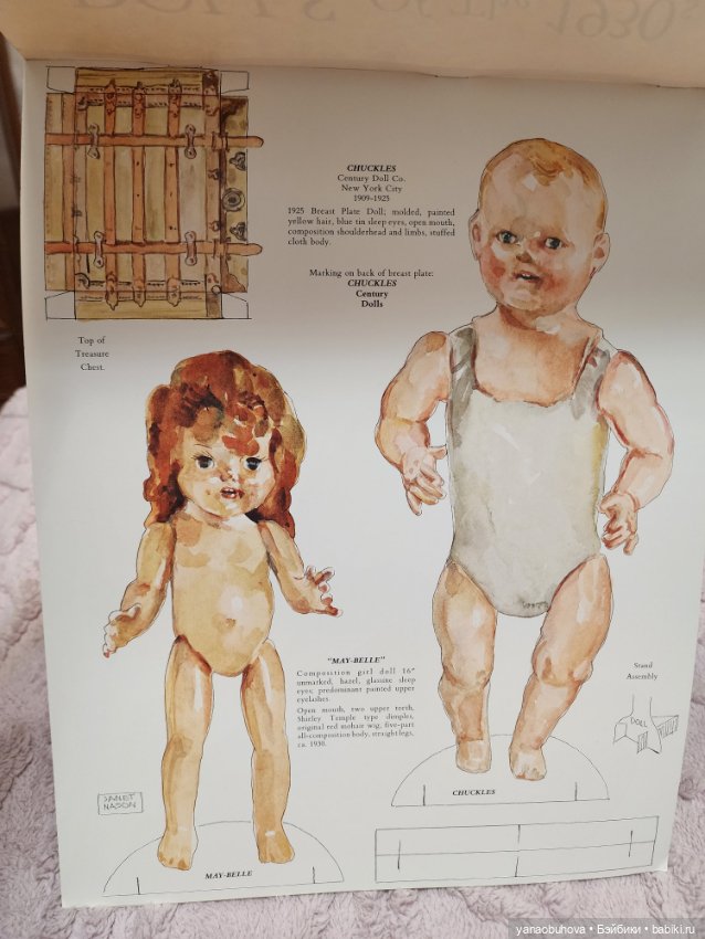 Чудесный винтажный альбом с бумажными куколками 1976-1980гг (фото 4)