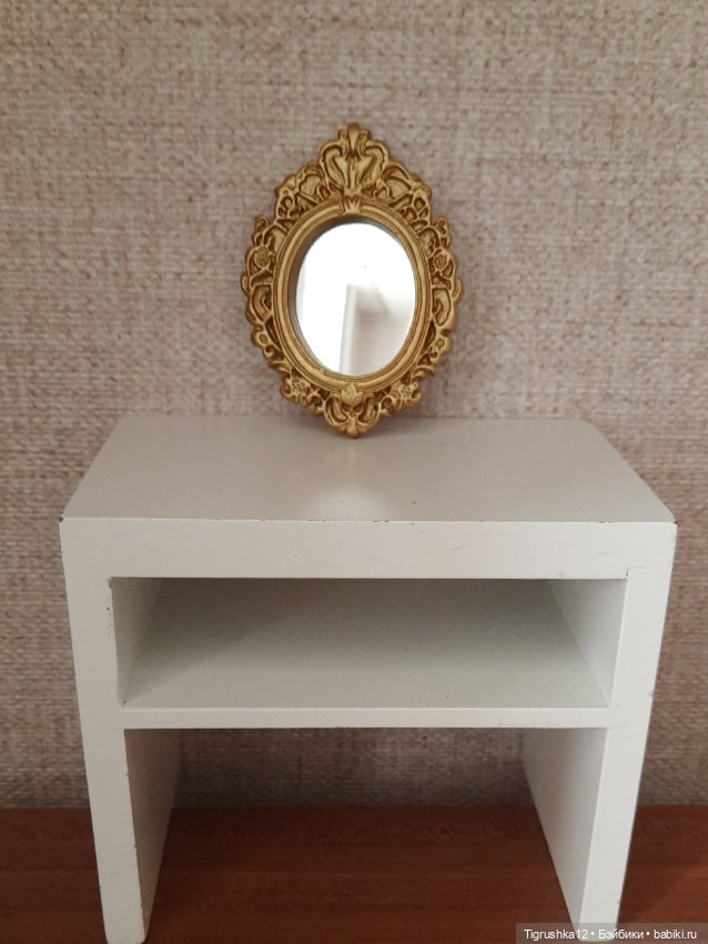 Зеркало в кукольный домик