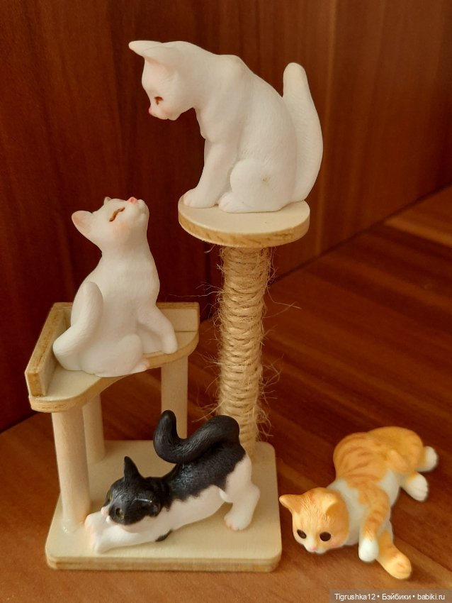 Котики с когтеточкой — Миниатюра для кукол (фото 6)