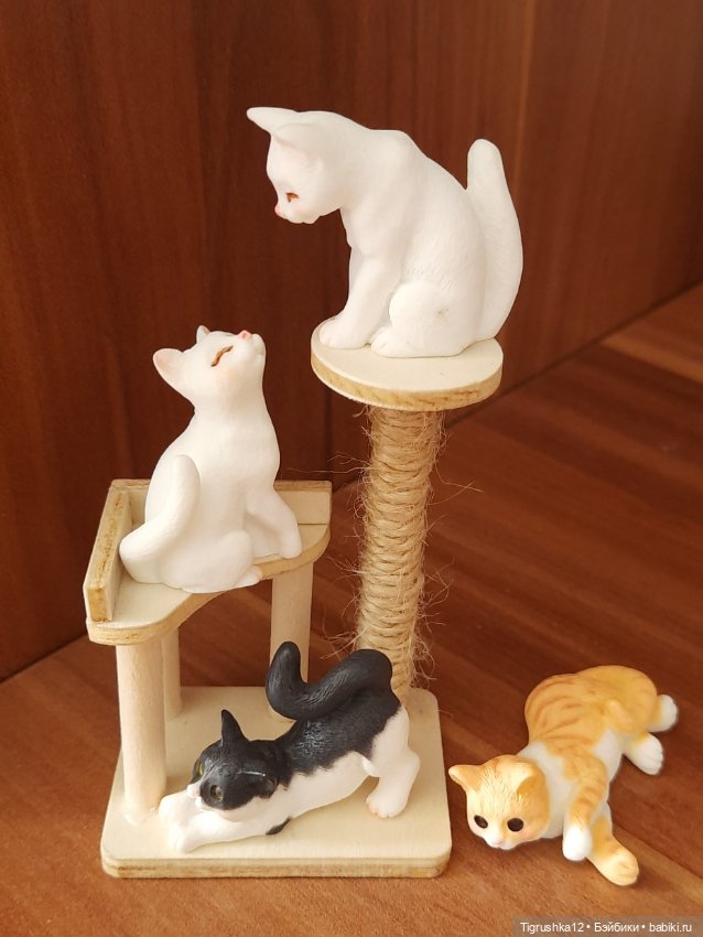 Котики с когтеточкой — Миниатюра для кукол (фото 5)