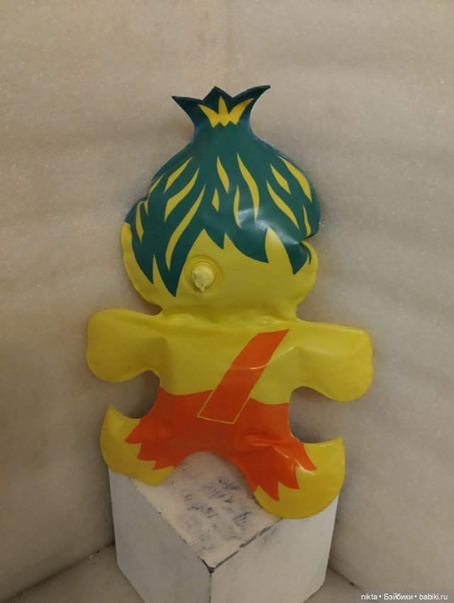 Надувная игрушка СССР Чиполлино. 37 см. Отличный (фото 3)