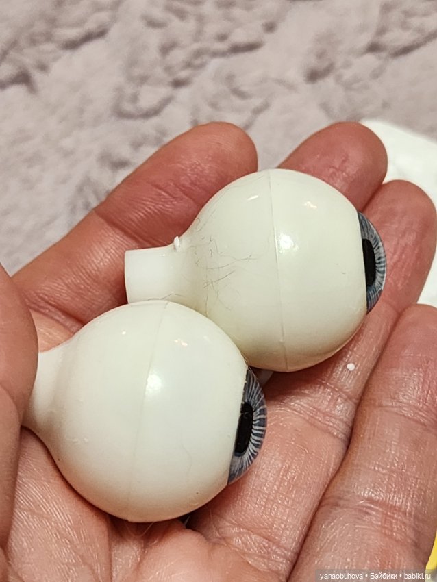 Винтажные глаза большого размера. 25 мм (фото 3)