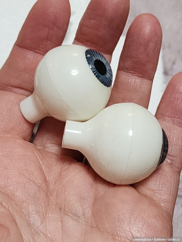 Винтажные глаза большого размера. 25 мм (фото 2)