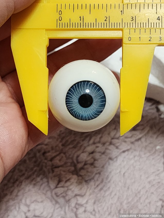 Винтажные глаза большого размера. 25 мм (фото 4)