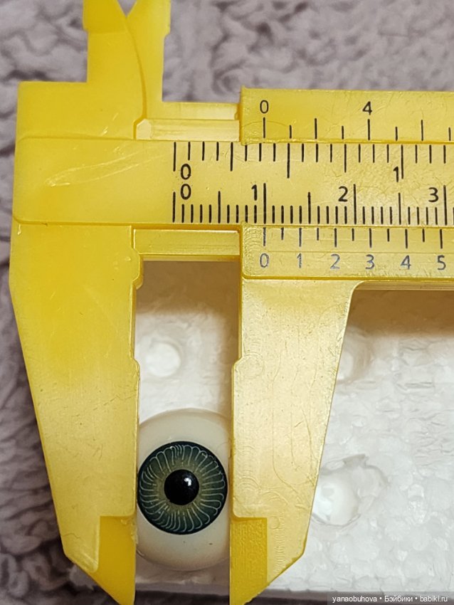 Винтажные кукольные глаза пластик, 13-15 мм (фото 5)