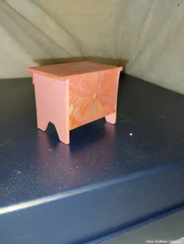 Мебель для кукол СССР Тумбочка (фото 3)
