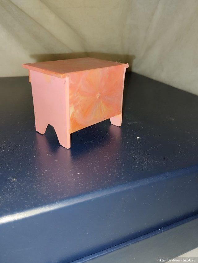 Мебель для кукол СССР Тумбочка (фото 4)