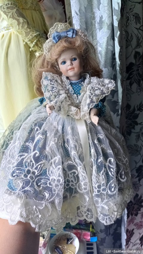 Милая барышня — Фарфоровые куклы (фото 6)