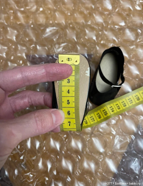 Обувь для винтажной куклы из клеенки (фото 5)