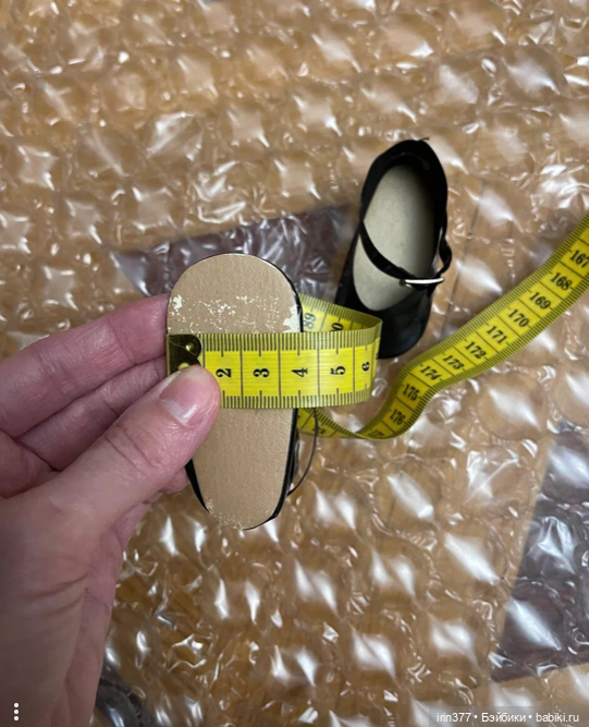 Обувь для винтажной куклы из клеенки (фото 6)