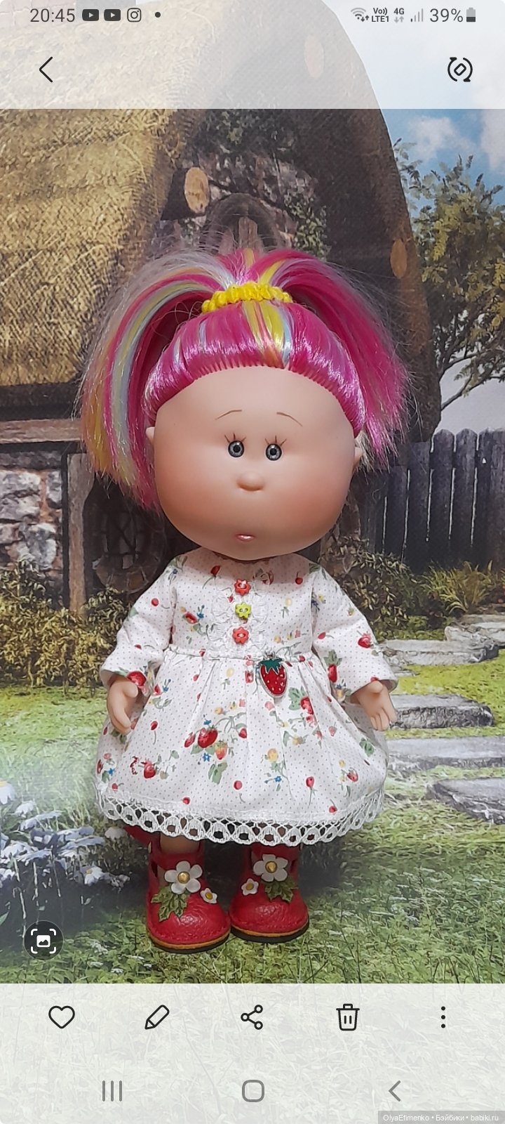 Одежда для куколок мини Мии