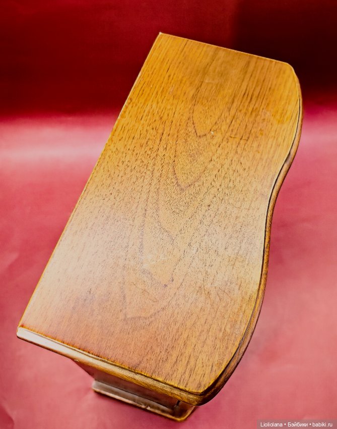 Шкатулка шкаф для кукол деревянная №2 (фото 2)