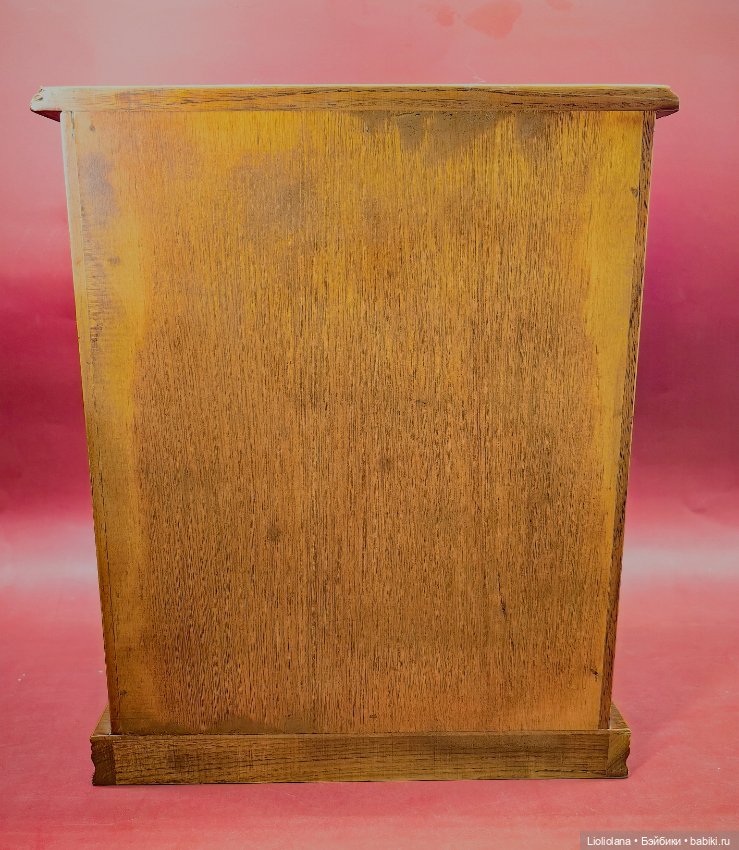 Шкатулка шкаф для кукол деревянная №2 (фото 5)