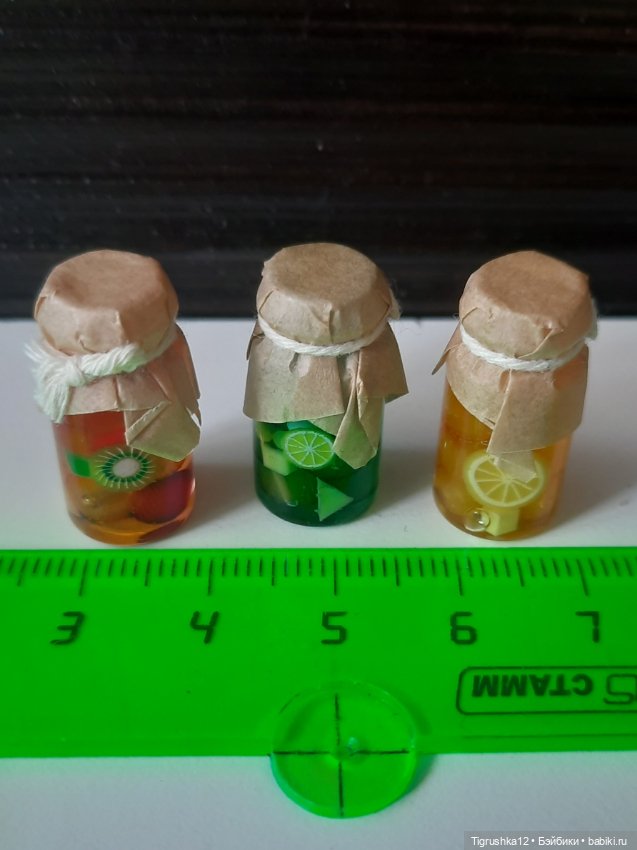 Баночки с компотом — Миниатюра для кукол (фото 9)