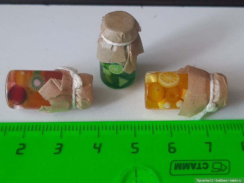 Баночки с компотом — Миниатюра для кукол (фото 10)