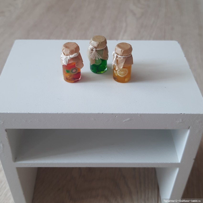 Баночки с компотом — Миниатюра для кукол (фото 7)